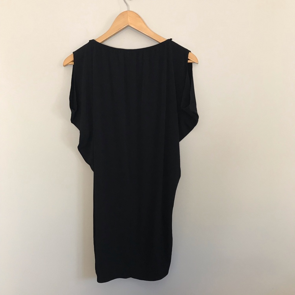 Laundry Shelli Segal Black Cold Shoulder Dress XS - Picture 6 of 7